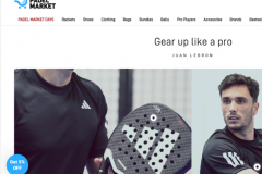 Padel Market Website Development